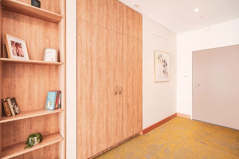Aged care suite built-in robe