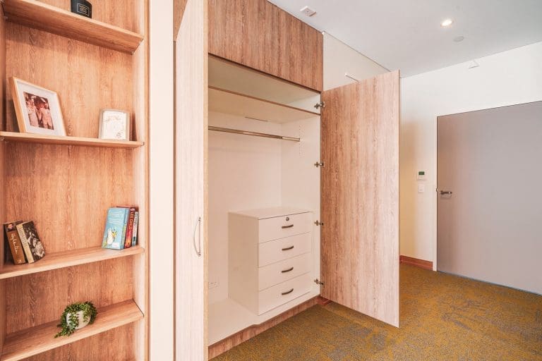 Aged care suite built-in robes