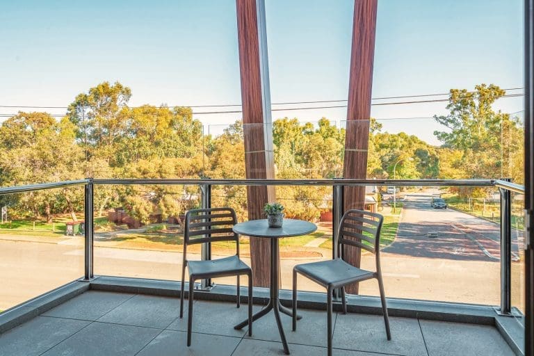 View of Middle Swan from aged care suite balcony